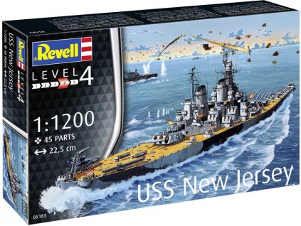 Revell USS New Jersey (1:1200) - RVL05183