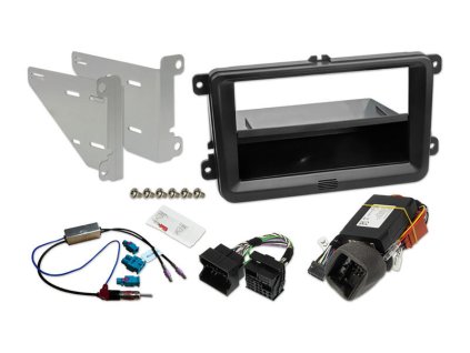 Instalační sada 1DIN Alpine Halo a 2DIN s rozhraním CAN to UART pro platformy VW (MIB-PQ - Seat, Škoda a Volkswagen)  VW KIT-HALO-VW303