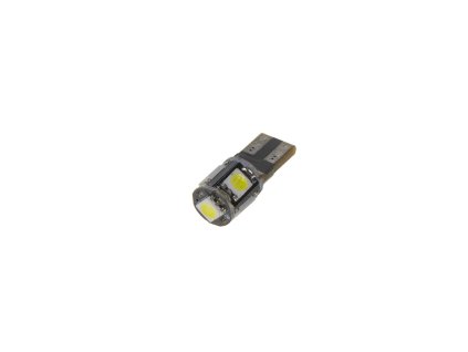 LED T10 bílá, 12V, 5LED/3SMD - 952005