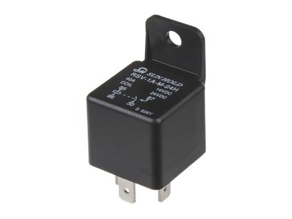 SPÍNACÍ relé 24V, 40A s úchytem - 46021