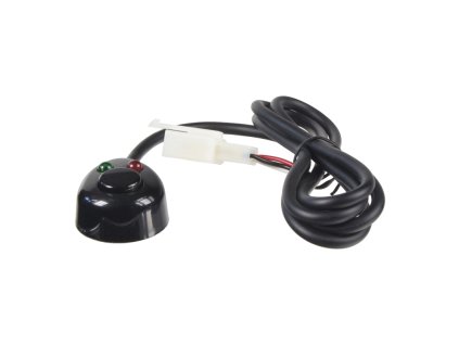 Spínač tlačítkový 12/24V s LED podsvícením - 47024