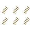 Zlacený konektor 2 mm dutinka (30 ks) - DLR1105