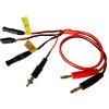 Nabíjecí kabel s banánky - Glow,Rx,Tx - FO-LGL-CLMIC