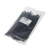 Vázací pásek černý 3,6 x 140 mm, 100 ks - 44004