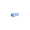 LEGO box na svačinu 100x200x75mm - světle modrý - LEGO40231736