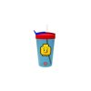 LEGO láhev s brčkem 0.5L - Iconic Classic modrá - LEGO40440001