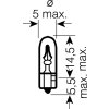 OSRAM 12V W2x4,6d 1,2W standard (10ks) - OS2721