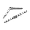 Hliníkový pant 3x50mm pevný (2) - GF-2179-001