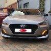 LED pásek, dynamické blinkry oranžová / poziční světla bílá, 60 cm - 96UN01