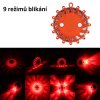 LED výstražné světlo 16LED, červené - wl-h01red