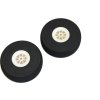 Mechové podvozkové kolo ploché 76mm (2) - NA1008-076