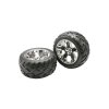 Traxxas kolo 2.8", All-Star stříbrný disk, pneu Anaconda (2) (přední) - TRA5577R