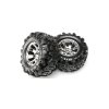 Traxxas kolo 3.8", disk Geode stříbrný S17, pneu Canyon AT (2) - TRA5673