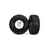 Traxxas kolo 2.2/3.0", disk SCT Split-Spoke saténový-černý, pneu SCT (2) - TRA5978