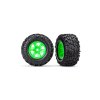 Traxxas kolo 4.3/5.7", disk zelený, pneu Maxx AT (pár) - TRA7772G