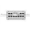 ISO adapter pro autoradia Suzuki / Subaru