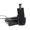 univerzální plastová přihrádka do otvoru DIN s držákem pro telefon s micro USB - 11072M