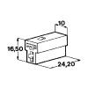 Kryt 2ks dutinky 6,3 mm