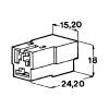 Kryt 3ks dutinky 6,3 mm