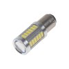 LED BAY15d (dvouvlákno) bílá, 12-24V, 33LED/5730SMD s čočkou - 95157