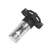 LED PY24W bílá, 12-24V, 30W (6x5W) - 95C-PY24W-30W