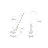 UHF+GPS+GSM stresni antena 60°