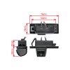 CCD parkovaci kamera Nissan Qashqai X Trail rozmery 7