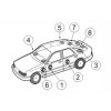 Umisteni reproduktoru v automobilu 1161