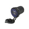 Adaptér 12V -> 2x USB 5V / 4,2A - 385121 B