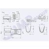 Konektor dutinka 6,3mm s jazyckem