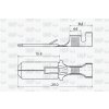 Konektor kolík 6,3mm s jazýčkem - 427821
