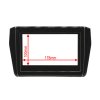 Ramecek autoradia 2DIN Suzuki Swift IV otvor pro 7 navigaci 6