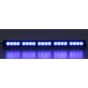 LED světelná alej, 20x LED 3W, modrá 580mm, ECE R10 - kf756-5blu
