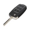 Náhr. obal klíče pro Škoda, VW, Seat, 3-tlačítkový, černý - 48VW105bla