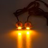 LED stroboskop oranžový 2x3W, 12-24V - kf707