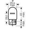 OSRAM 12V WY21W (WX3x16d) 21W standard (1ks) oranžová - OS7504