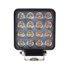 LED světlo čtvercové bílé/oranžové, 16x3W, 110x110mm, ECE R10 - wl440wo