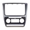 2DIN redukce pro Škoda Octavia 2009-2013 s Clima šedý - 11119a
