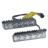 LED světla pro denní svícení, 100x24mm, ECE - drltop100
