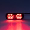 PROFI LED výstražné světlo 12-24V 11,5W červené ECE R65 114x44mm - 911-E31red