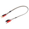 Nabíjecí kabel Pro - krokodýlky 14AWG 40cm - GF-1207-033