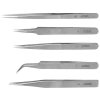 Modelcraft nerezové pinzety (sada 5ks) - SH-PTW2185/S