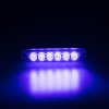 PREDATOR 6x3W LED, 12-24V, modrý, ECE R10 - kf006Zblu