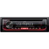 JVC autorádio s CD/MP3/USB/AUX/červeně podsvícená tlačítka/odním.panel - KD-T402