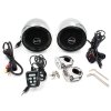Zvukový systém s reproduktory na motocykl, skútr, ATV s FM, USB, AUX, BLUETOOTH, barva chrom - rsm100ch