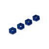 Traxxas náboj kola hliníkový modrý (4) - TRA7154X