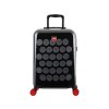 LEGO Luggage Cestovní kufr Brick Dots 20" - černý/šedý - LEGO20161-1974