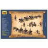 Zvezda figurky French Foot Artillery 1812-1814 (1:72) - ZV-8028