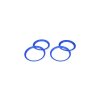 Losi pojistné kroužky kol modré (4): 5TT - LOSB7029