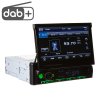 1DIN DAB / FM autorádio s výsuvným 7" LCD, Mirror link, Bluetooth, SD/DUAL-USB/RDS/ČESKÉ MENU - 80823DB